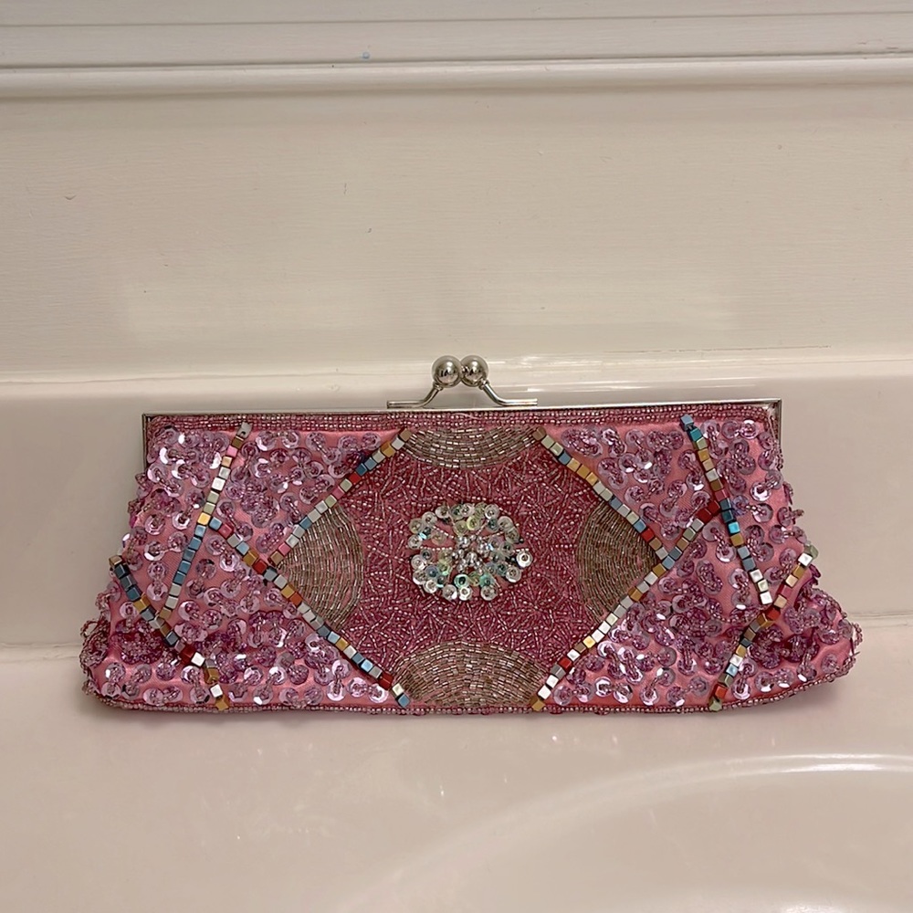 Max Mayer Beaded Clutch